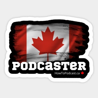 Canadian Podcaster Sticker